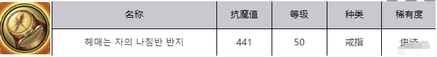 《地下城与勇士：起源》踌躇者的罗盘戒指属性效果解析