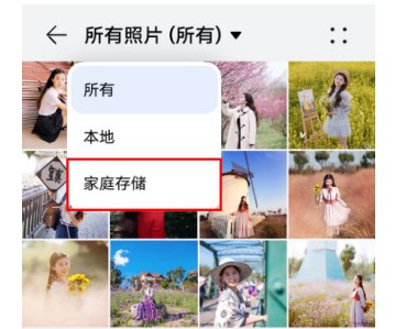 华为家庭存储通过图库访问相册操作方法
