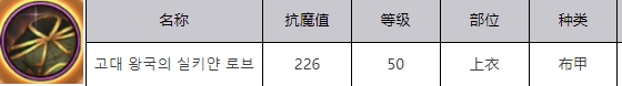 《地下城与勇士：起源》战争之王的绢丝长袍属性效果解析