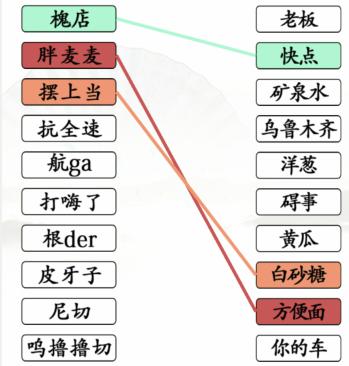 《汉字找茬王》连线疆普通关攻略