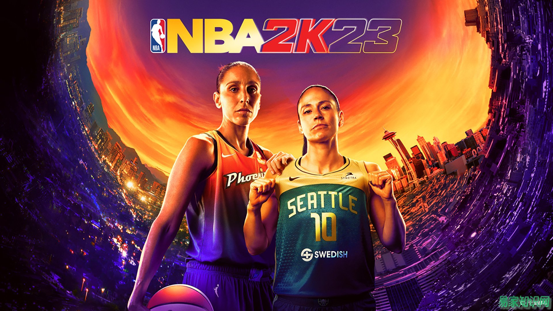 两名WNBA球员谁登上了《NBA 2K23》封面？