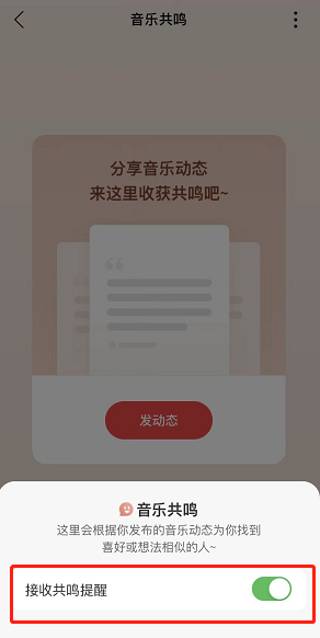 《网易云音乐》共鸣提醒怎么开启？