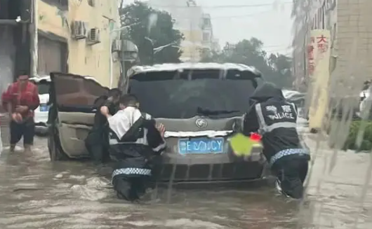 山东省东营市暴雨，平均降水量达到了182.7毫米