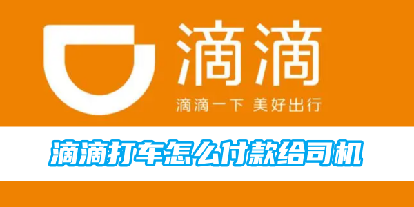 《滴滴打车》付款给司机的操作方法